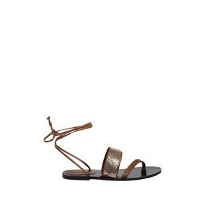 Kate Cate Ayda Crystal Laced Flat Sandal - NWT